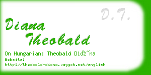 diana theobald business card